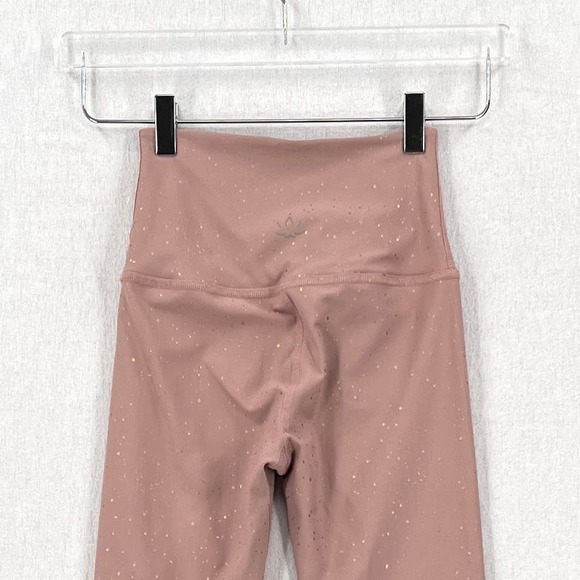 BEYOND YOGA Alloy Ombre High Waist Leggings Womens XS Blush Pink Rose Gold - Picture 4 of 14